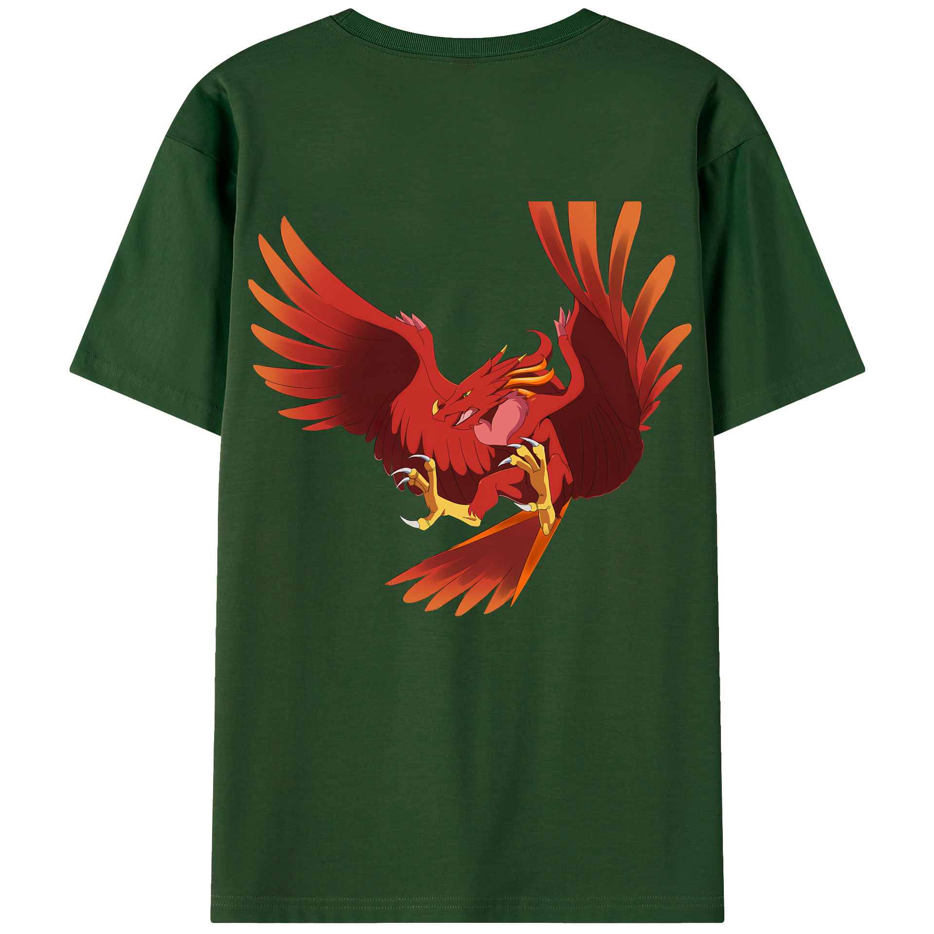 （画像用） Digimon デジタルモンスター/デジモン 綿100％半袖Tシャツ（背面プリント）